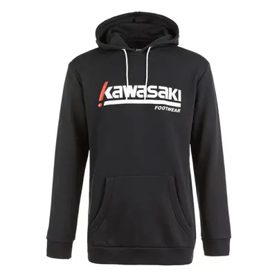 Kawasaki Killa Unisex Hooded Sweatshirt K202153 1001 Black Pulóverek Fekete