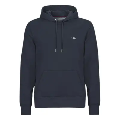 Gant REG SHIELD HOODIE Pulóverek Tengerész