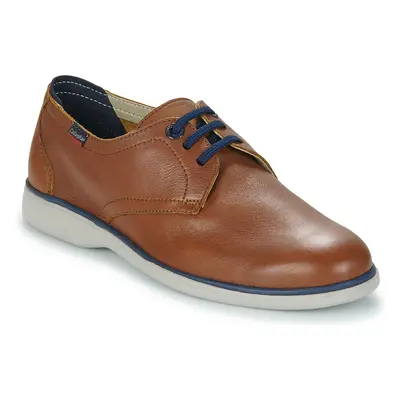 CallagHan Springer cuero Oxford cipők Barna