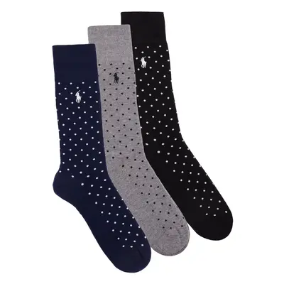 Polo Ralph Lauren 86255PK-3PK DOT-CREW SOCK-3 PACK Zoknik Sokszínű