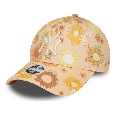 New-Era Wmns floral aop 9forty neyyan Baseball sapkák Narancssárga