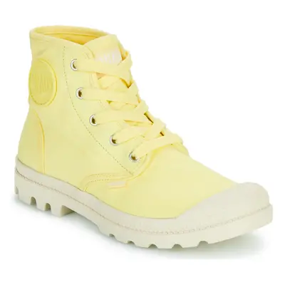 Palladium PAMPA HI Magas szárú edzőcipők Citromsárga