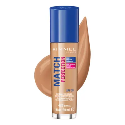 Rimmel London Match Perfection Foundation - 402 Bronze Alapozók Barna