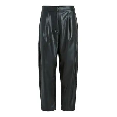 Vila Trousers Bells - Black Nadrágok Fekete