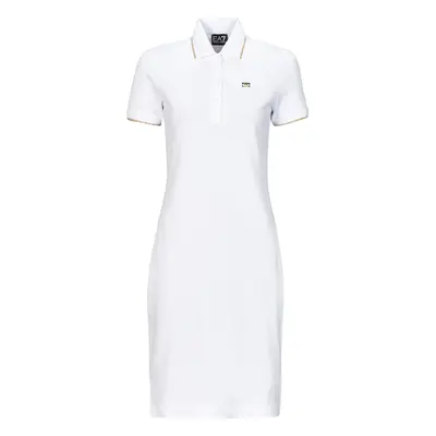 Emporio Armani EA7 ROBE POLO Rövid ruhák Fehér