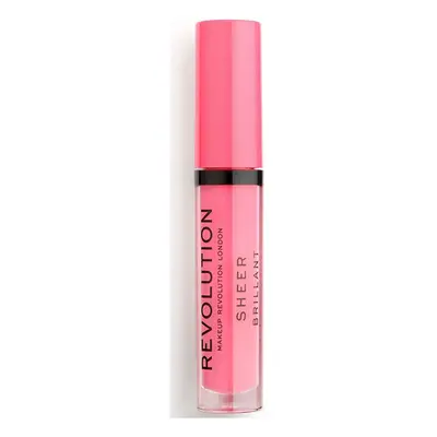 Makeup Revolution Sheer Brilliant Lip Gloss - 139 Cutie Szájfény Rózsaszín