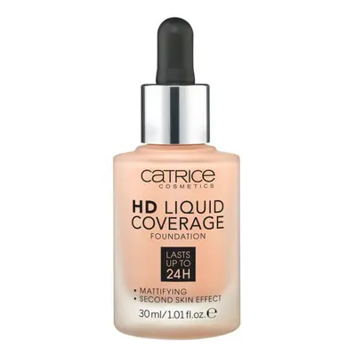 Catrice HD Coverage Liquid Foundation - 20 Rose Beige Alapozók Bézs