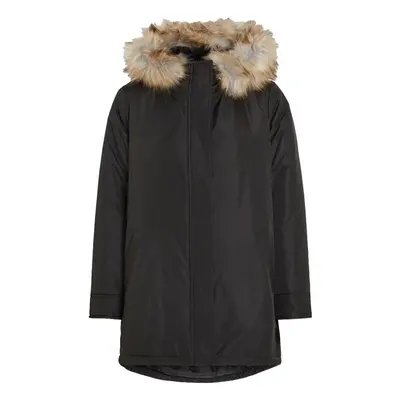 Vila Parka Coat Loui - Black Kabátok Fekete