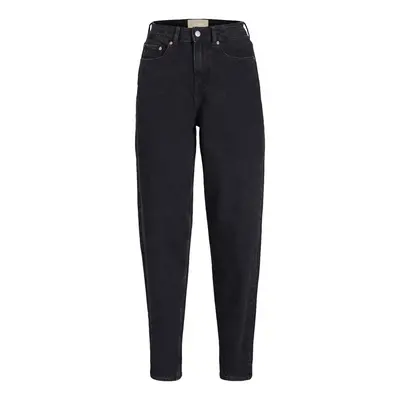 Jjxx Lisbon Mom Jeans - Black Egyenes szárú farmerek Fekete