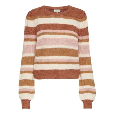 Only Alvi L/S Knit - Sierra/Brown Suga Pulóverek Sokszínű