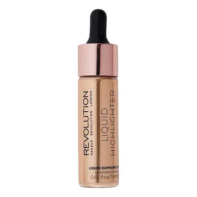 Makeup Revolution Liquid Highlighter - Euphoric Gold Highlighters Arany