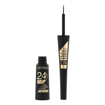 Catrice Eyeliner Brush Liner 24 H - 10 Utra Black Szemhéjtus Fekete