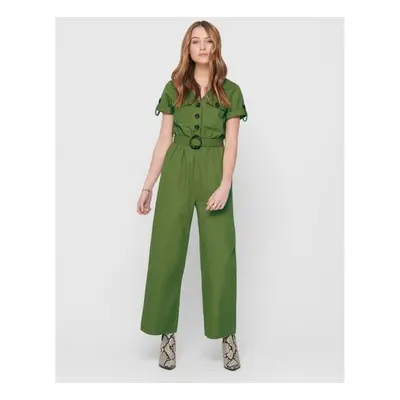 Only Helen Ancle Jumpsuit - Martini Olive Overálok Zöld