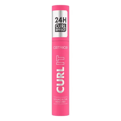 Catrice Mascara Curl It Volume Curl - 10 Deep Black Szempillaspirálok Fekete