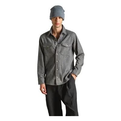 Otherwise Swanson Overshirt - Grey Hosszú ujjú ingek Szürke