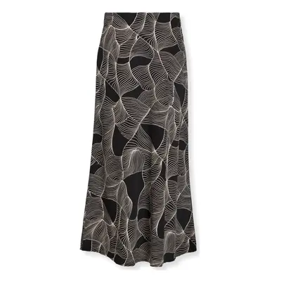 Vila Mula Skirt - Black/Grafic Szoknyák Fekete