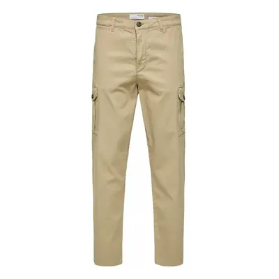 Selected Slim Tapered Wick 172 Cargo Pants - Chinchilla Nadrágok Bézs