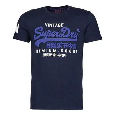 Superdry VL TEE Rövid ujjú pólók Kék