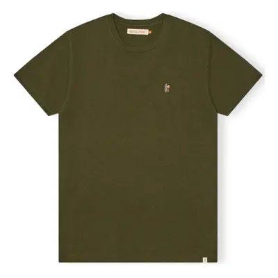 Revolution T-Shirt Regular 1364 POS - Army Mel Pólók / Galléros Pólók Zöld