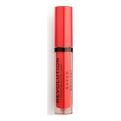 Makeup Revolution Sheer Brilliant Lip Gloss - 132 Cherry Szájfény Narancssárga