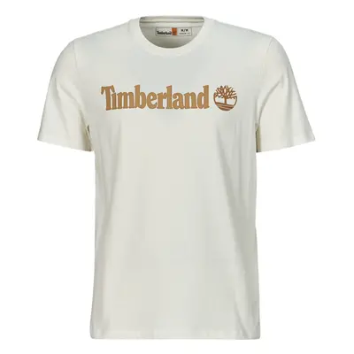 Timberland Linear Logo Short Sleeve Tee Rövid ujjú pólók Fehér