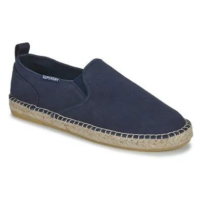 Superdry Canvas Espadrille Shoe Gyékény talpú cipők Tengerész