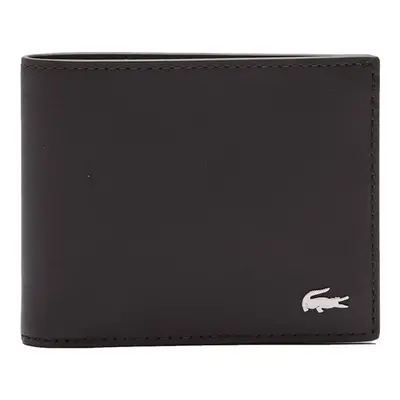 Lacoste Billfold Leather Wallet - Marron Pénztárcák Barna