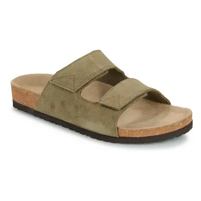 Selected SLHBASTIAN SUEDE STRAP SLIDER B Papucsok Keki