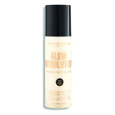 Makeup Revolution Face and Body Illuminating Spray - Eternal Gold Alapozók Fehér