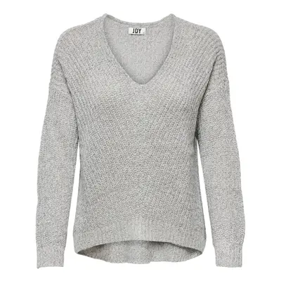 JDY Knit New Megan L/S - Cloud Pulóverek Szürke