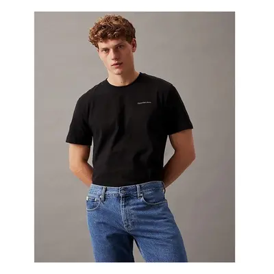 Calvin Klein Jeans J30J325679 Rövid ujjú pólók Fekete