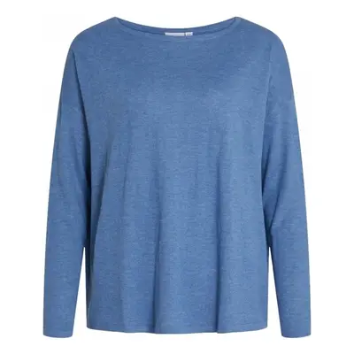 Vila Noos Knit Abella L/S - Federal Blue Pulóverek Kék