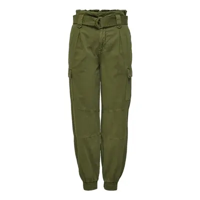 Only Pants Saige Cargo - Olive Drab Nadrágok Zöld