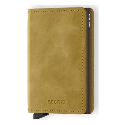 Secrid Slimwallet Vintage - Ochre Pénztárcák Citromsárga