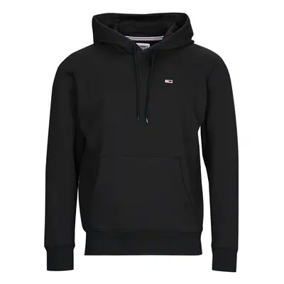 Tommy Jeans TJM REGULAR FLEECE Pulóverek Fekete