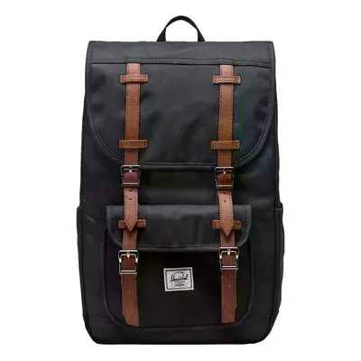 Herschel Little American Mid Volume Backpack - Black Hátitáskák Fekete