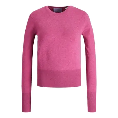 Jjxx Knit Lara L/S Noos - Festival Fucshia Pulóverek Rózsaszín