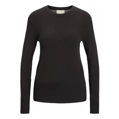 Jjxx Noos Knit Lara L/S - Black Pulóverek Fekete