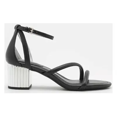 MICHAEL Michael Kors 40H3P0MS2L PORTER STRAPPY MID SANDAL Szandálok / Saruk Fekete