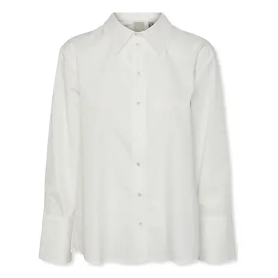 Y.a.s YAS Roya Shirt L/S - Star White Blúzok Fehér