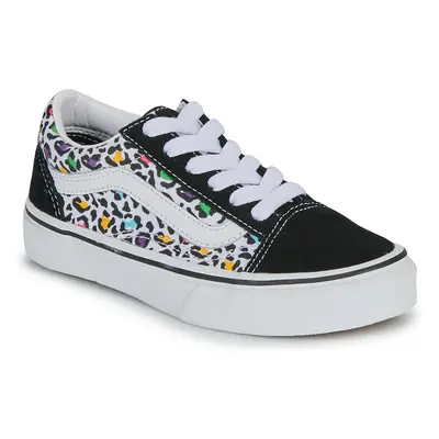 Vans UY Old Skool ANIMAL POP BLACK/MULTI Rövid szárú edzőcipők Fekete