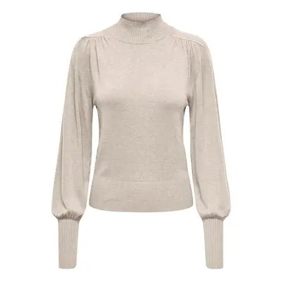 Only Julia Life L/S Knit - Pumice Stone Pulóverek Bézs