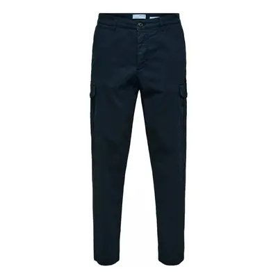 Selected Slim Tapered Wick 172 Cargo Pants - Dark Sapphire Nadrágok Kék