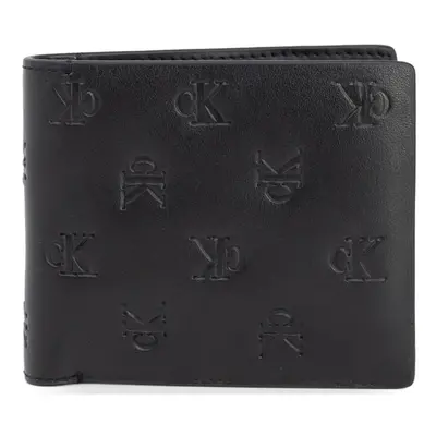 Calvin Klein Jeans AOP EMBOSS BIFOLD W/COIN K50K512064 Pénztárcák Fekete