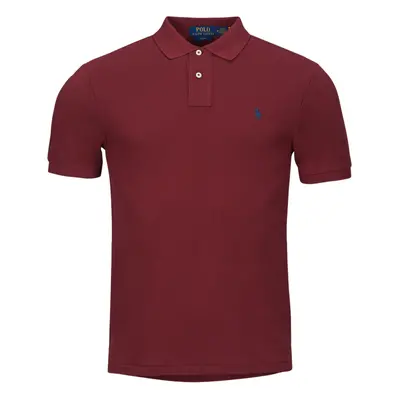 Polo Ralph Lauren POLO AJUSTE SLIM FIT EN COTON BASIC MESH Rövid ujjú galléros pólók Bordó