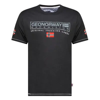 Geo Norway SY1311HGN-Black Rövid ujjú pólók Fekete