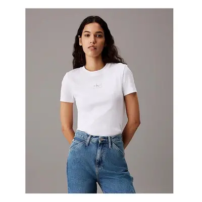 Calvin Klein Jeans J20J223552 Pólók / Galléros Pólók Fehér