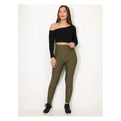 La Modeuse 71635_P168422 Legging-ek Zöld