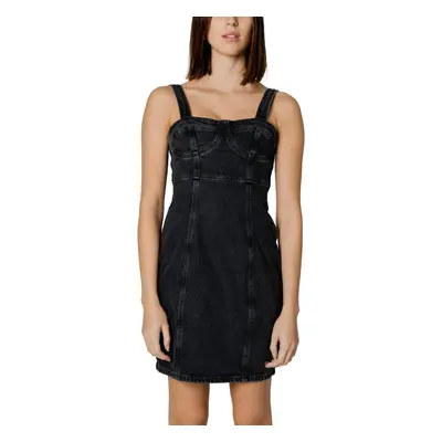 Tommy Hilfiger BUSTIER AH7185 DW0DW17698 Rövid ruhák Fekete