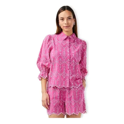 Y.a.s YAS Malura Shirt 3/4 - Raspberry Rose Blúzok Rózsaszín